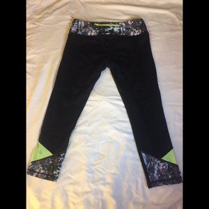 Lululemon Capris, Black, Green, and Blue